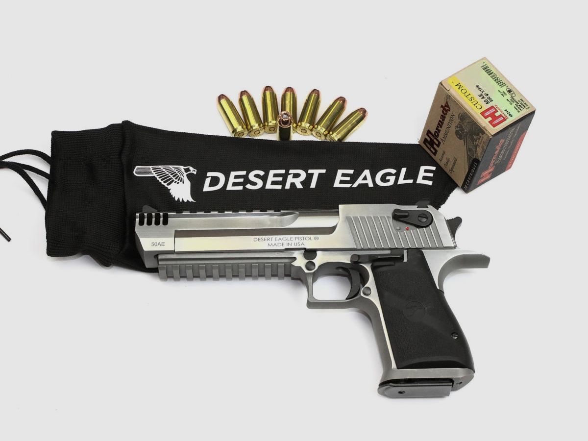 Magnum Research Desert Eagle Acciaio Inossidabile 50AE, immagine 2 di 10