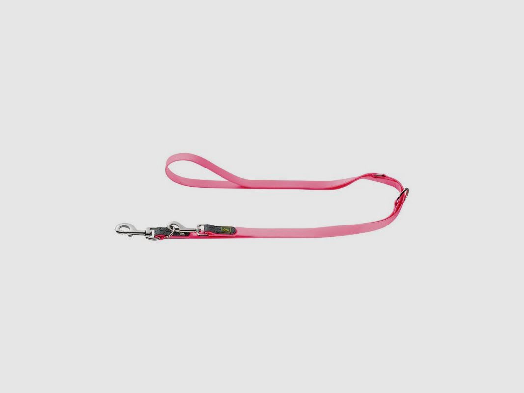 Hunter Verstellbare Führleine Convenience Pink Länge max. 200 cm | Breite 1,5 cm