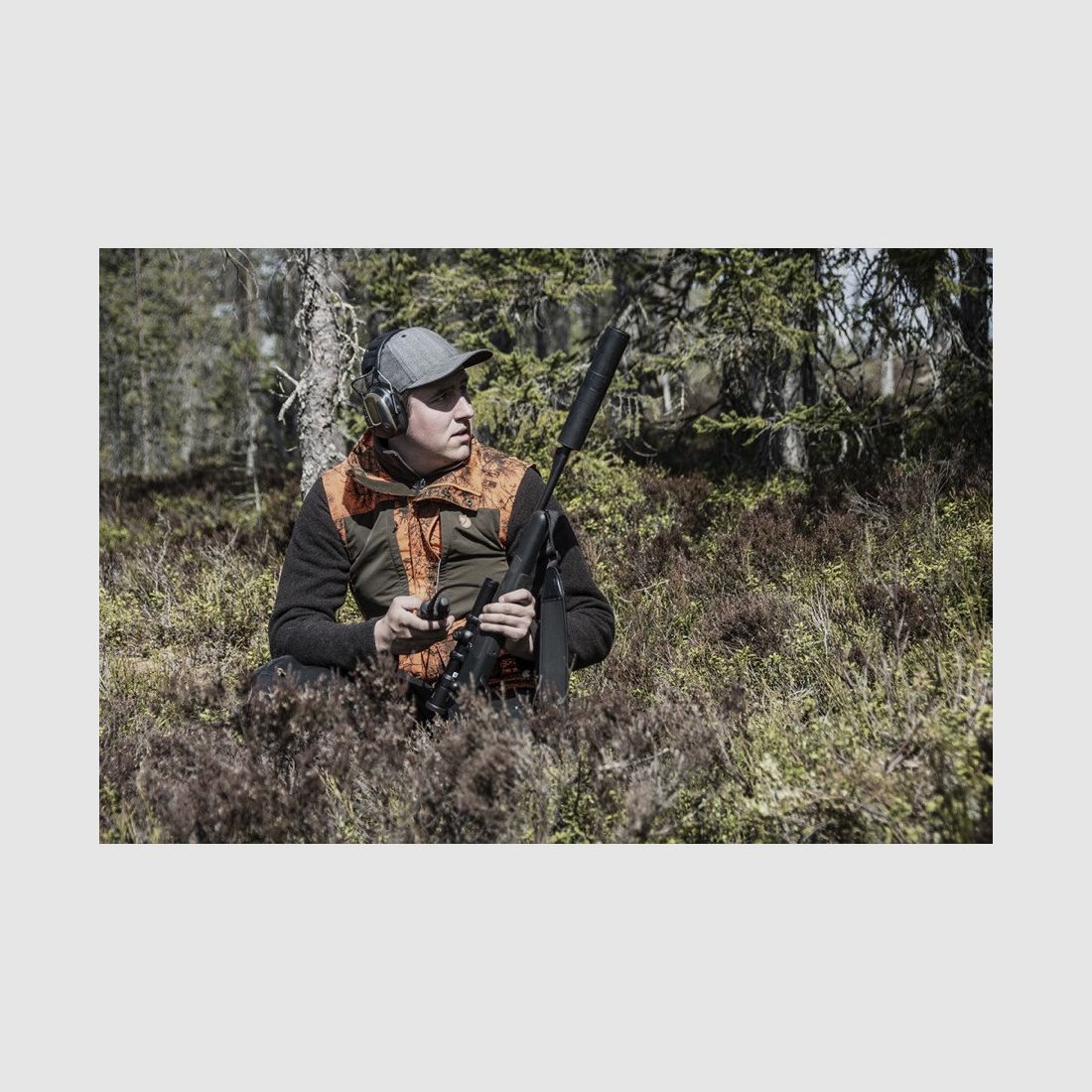 Peltor Protac Hunter headset - hoofdband - groen, afbeelding 2 van 5