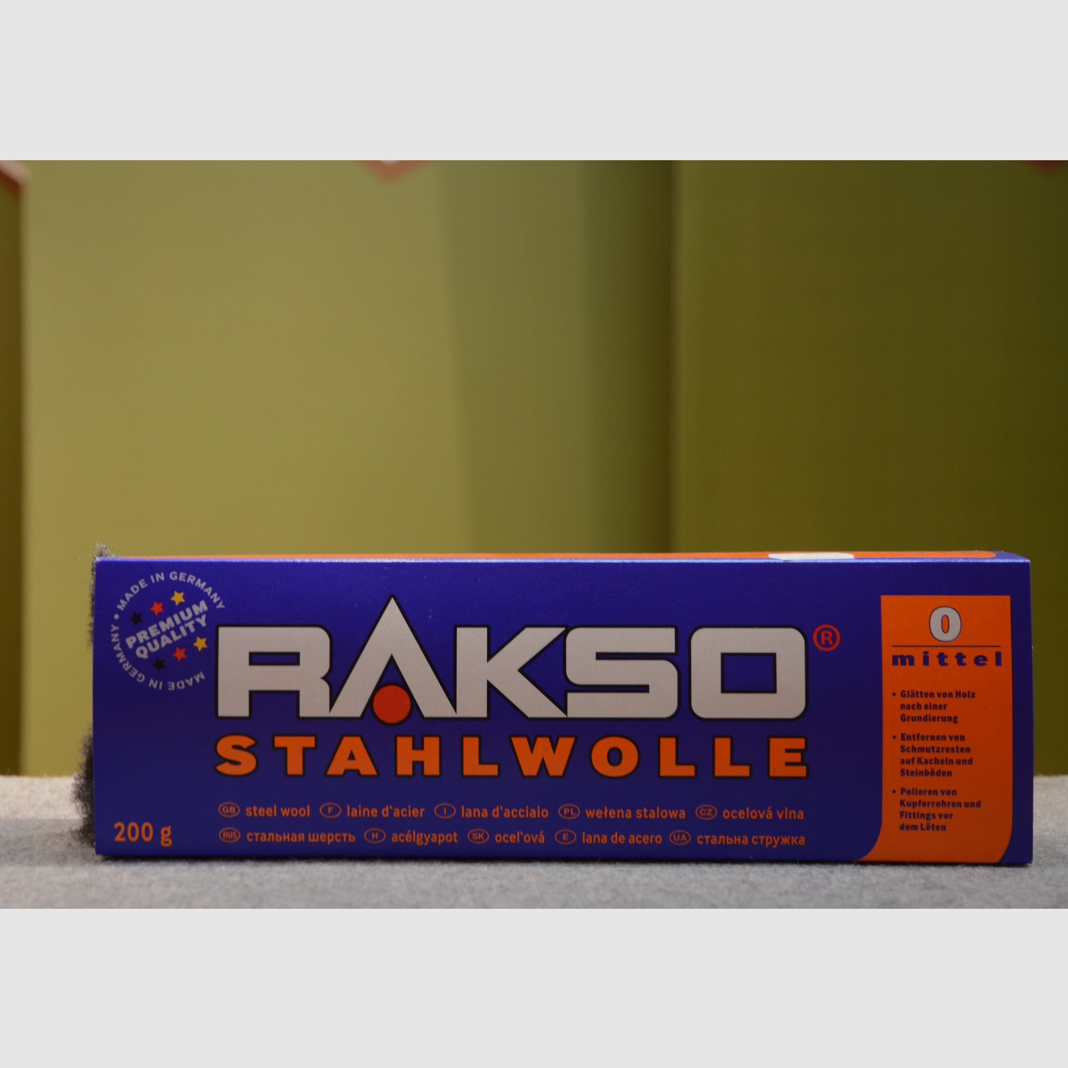RAKSO Stahlwolle 0