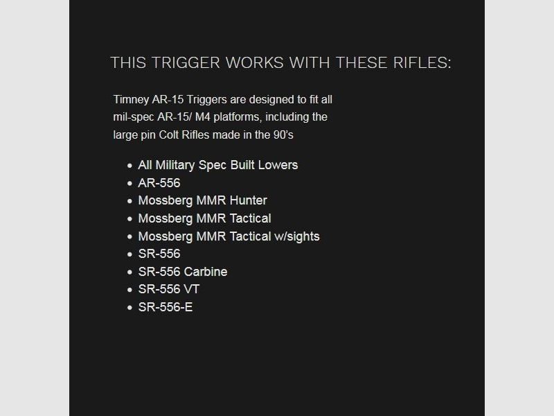 Trigger Competition 3 lbs ST AR15, image 2 sur 5