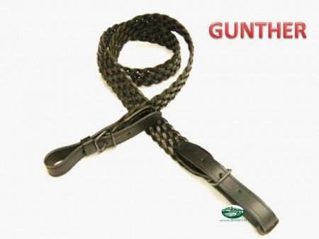 GUNTHER braided leather sling for gun