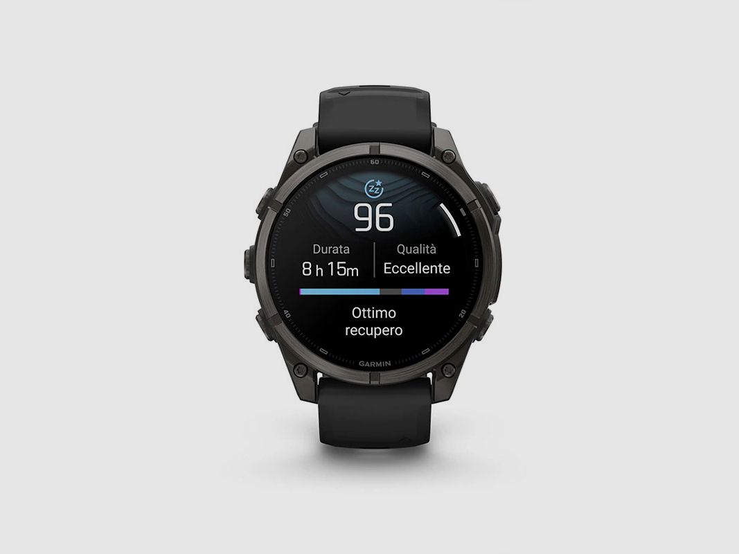 HORLOGE – GARMIN – FĒNIX® 9 | 47MM | DLC Carbon Gray-titanium met Black-siliconenband, afbeelding 11 van 13