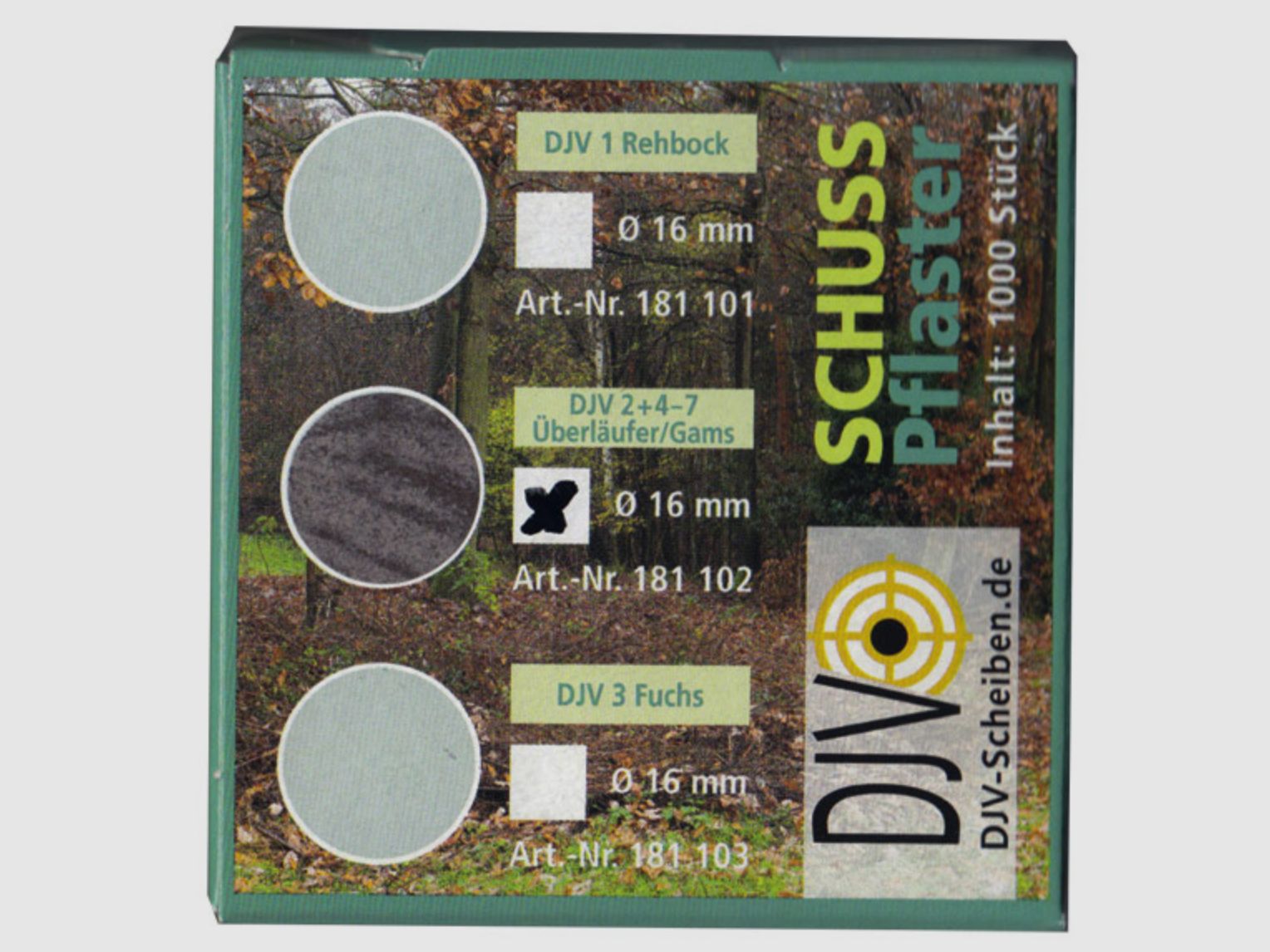 DJV 38981000 Schusspflaster grau