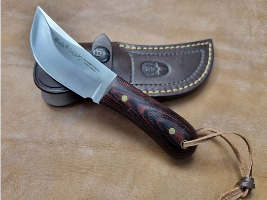 Muela Knife Gazapo-8R Hunting Knife Skinner with High-Quality Leather Sheath
