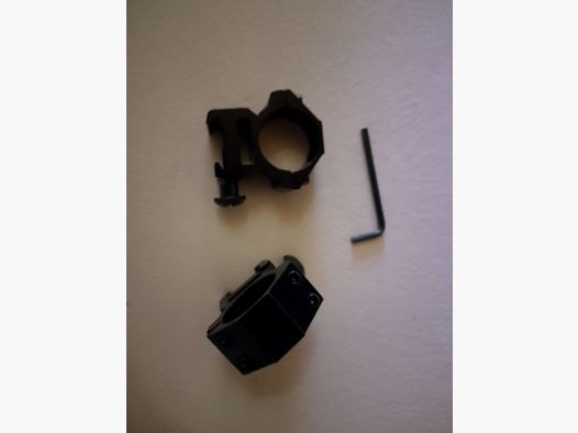 Nuevos anillos de montaje de mira telescópica de 25mm de diámetro para riel Picatinny de 21mm