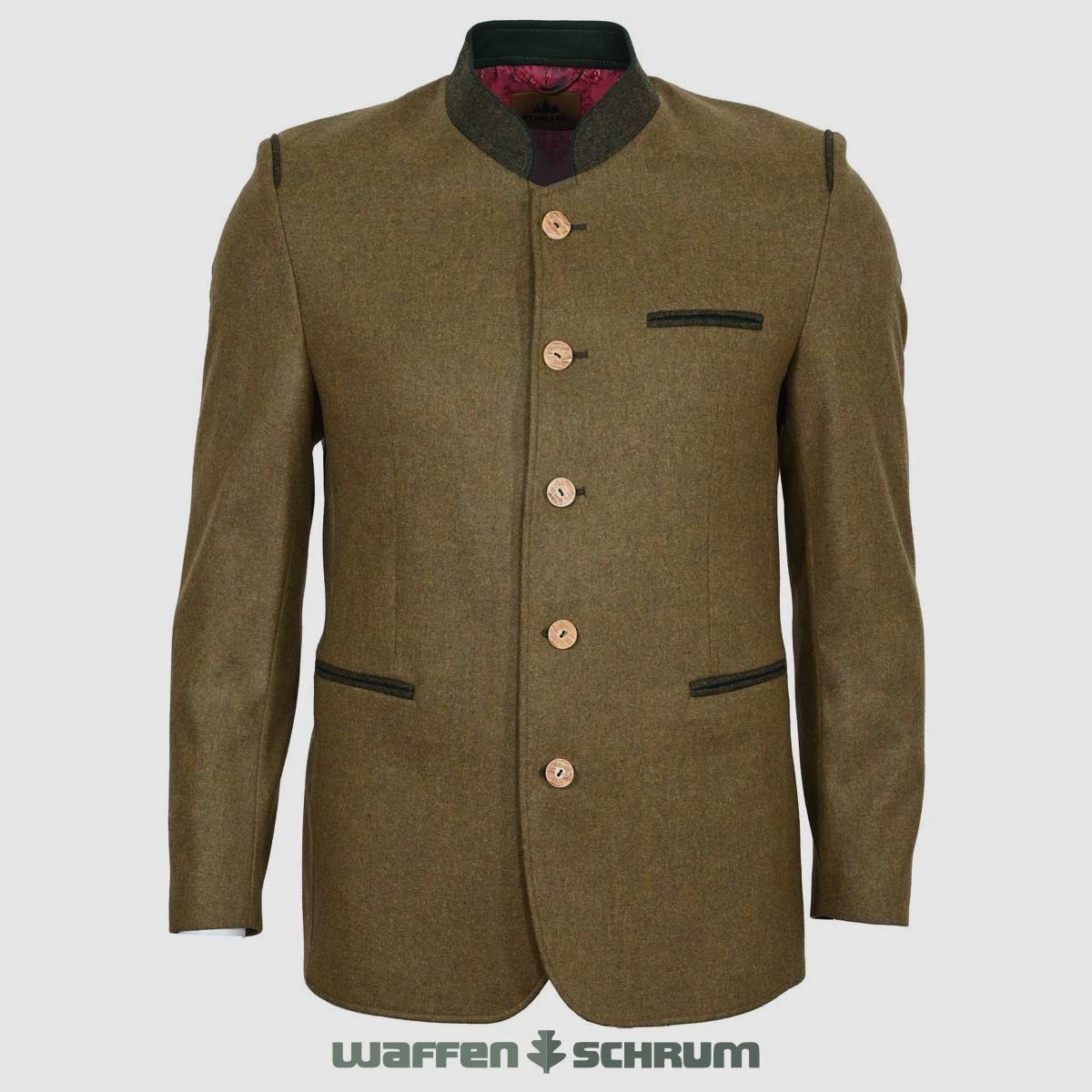 Foresta Lodenjanker Maurice Schurwolle moos