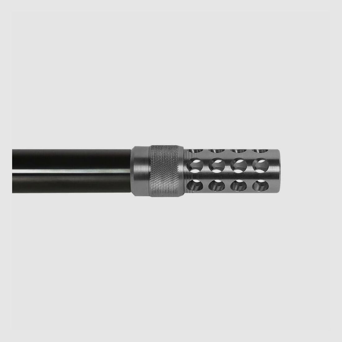 Capuchon de protection fileté court M18x1 strié pour frein de bouche en acier inoxydable avec filetage de bouche, image 3 sur 7
