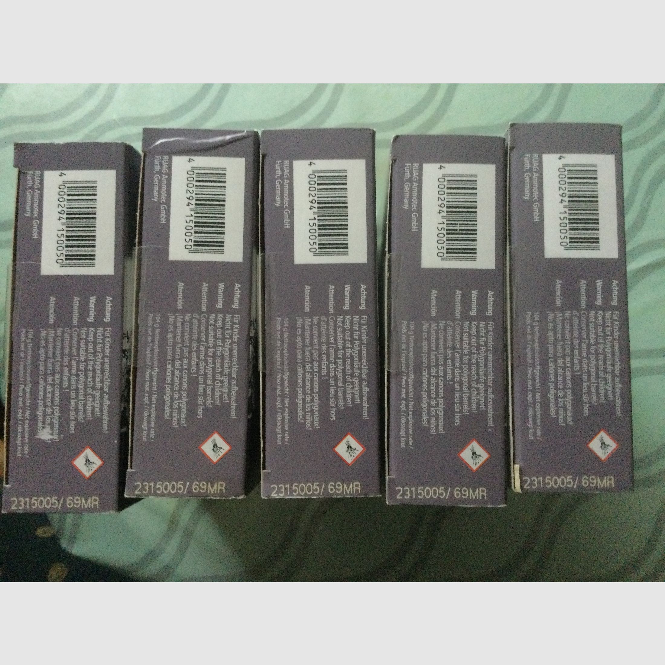 105 cartridges of Blaser CDP 8x68 S