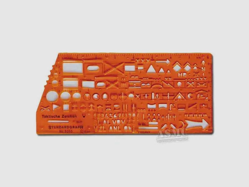 Standardgraph Schablone Militärische Symbole I