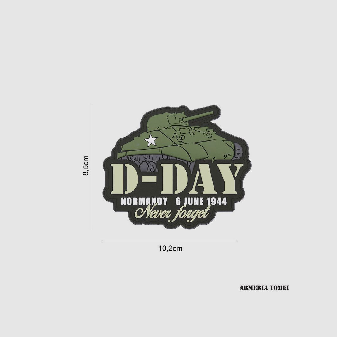 PATCH – 3D PVC D-DAY SHERMAN #7096