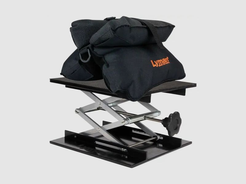 Soporte para rifle Lyman para la culata y la mesa