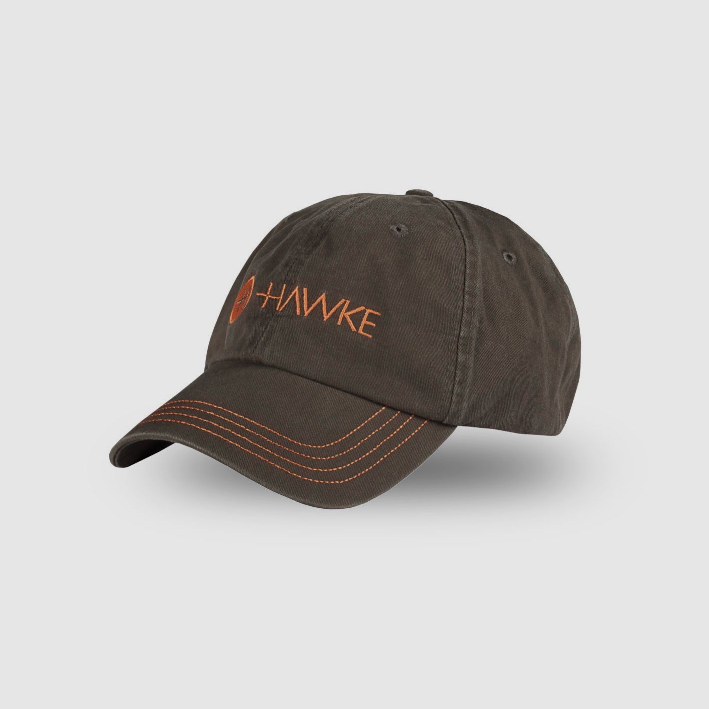 Hawke Cap Distressed Kappe Grau Orange 99301