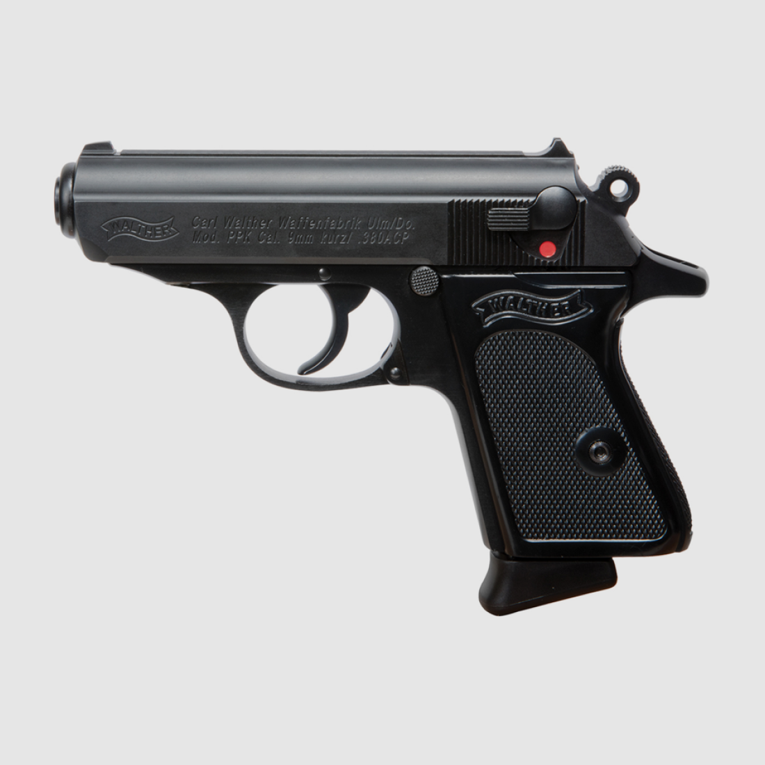 Walther PPK, 380 AUTO, 3.3", zwart, 6 schoten