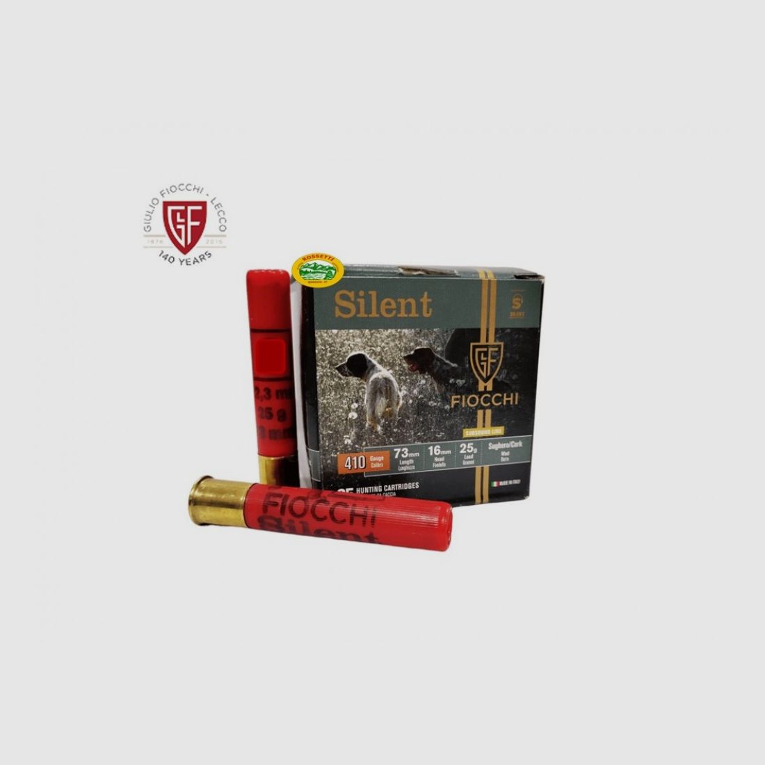 FIOCCHI Patronen SILENT Kal.410 gr.25 pb.9 schallgedämpft