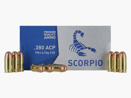 BOX MIT 50 PATRONEN STV KAL. 9 BROWNING COURT / 380 AUTO FMJ 92GR - KATEGORIE B