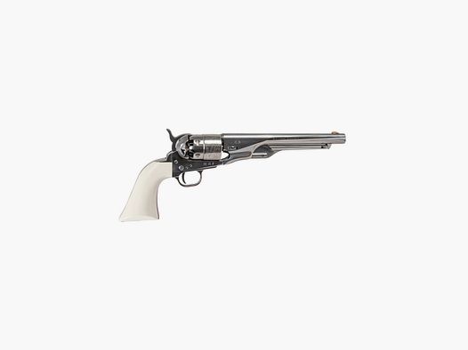 Revolver Pietta Replique 1860 Army Old Silver Bande acier Cal 44 PN