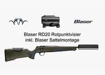 Blaser Group GmbH Blaser R8 Professional 2.0 Darkolive .308 Win LL47 + RD20 Rotpunkt + B50Ti Schalldämpfer