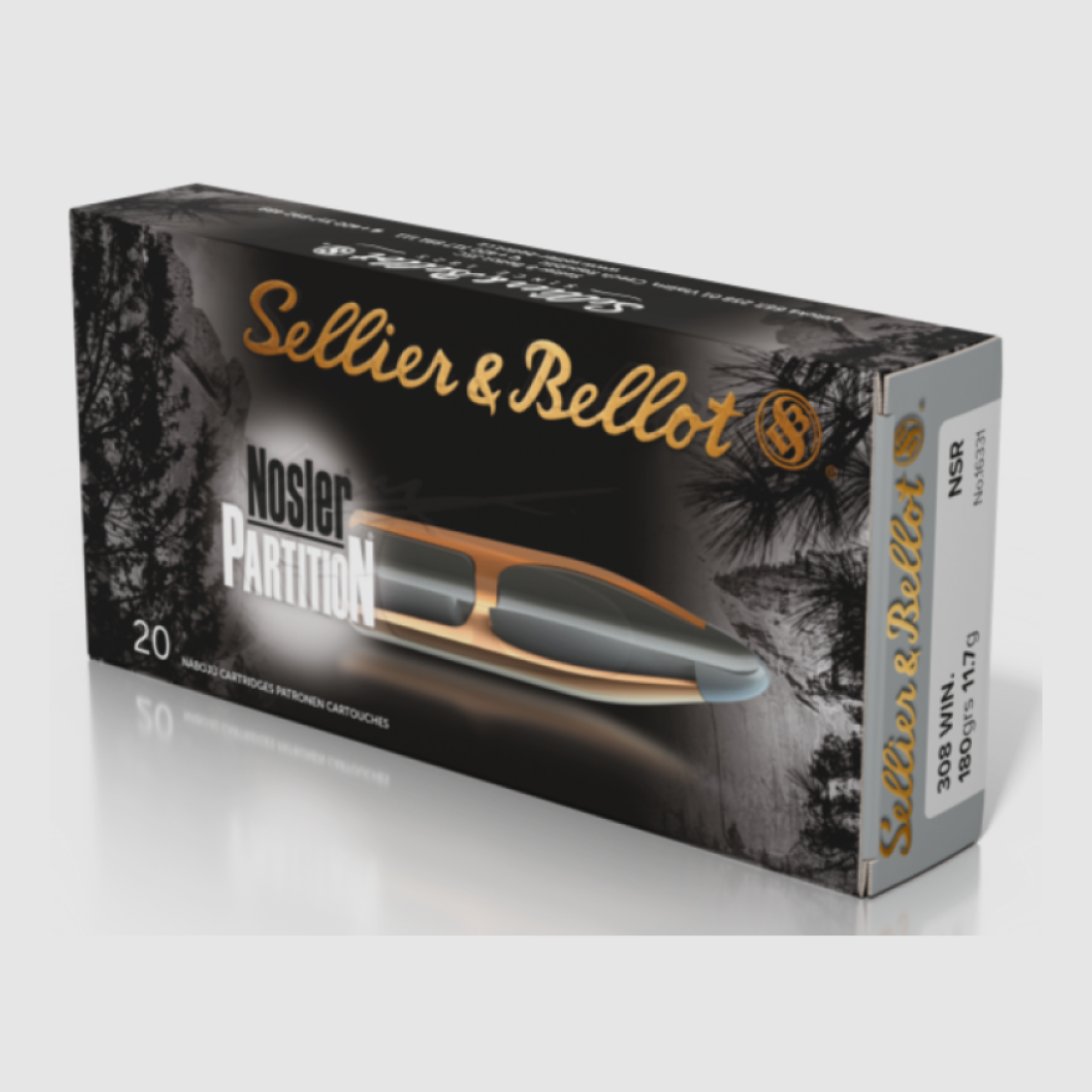 308 Winchester S&B NSR 180gr VE20