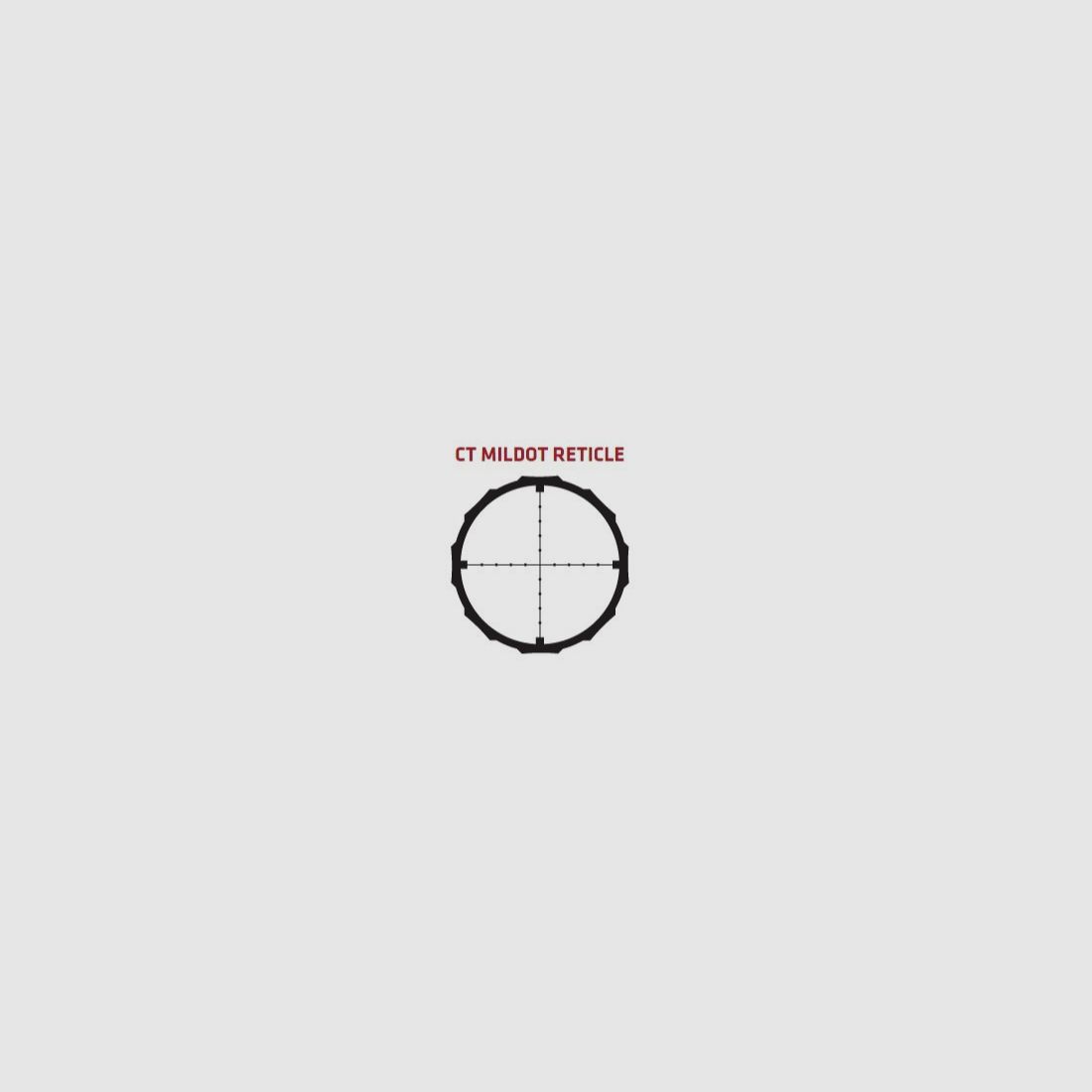 Lunette Hardline 4-12×40 Mildot Crimson Trace, image 3 sur 9
