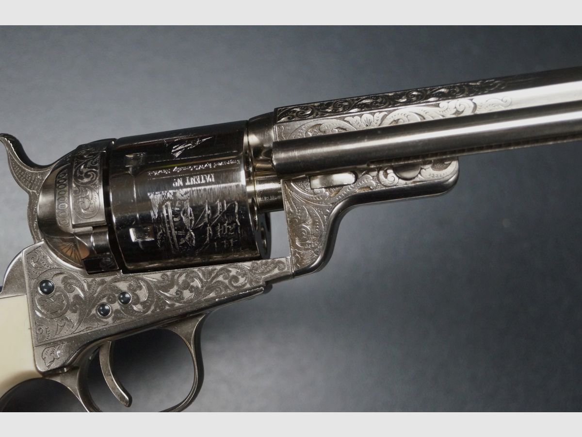 Uberti Richard-Mason Navy Vernickelt Graviert, Bild 2 von 9