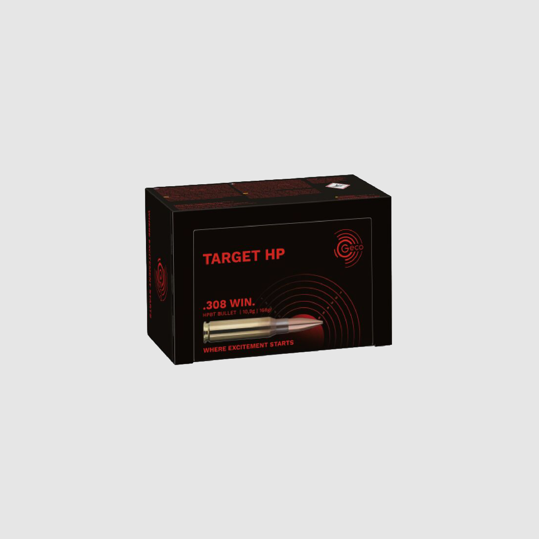 Geco .308 Win. TARGET HP 10,9g/168gr – 50 pz