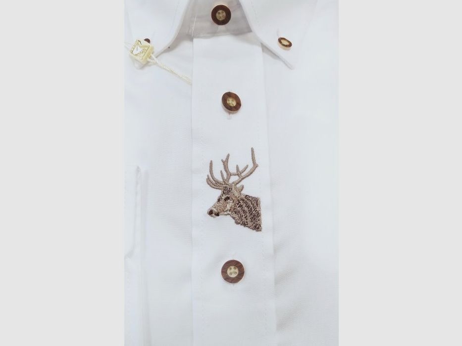 Camisa Tagart Deer – blanca, imagen 3 de 4