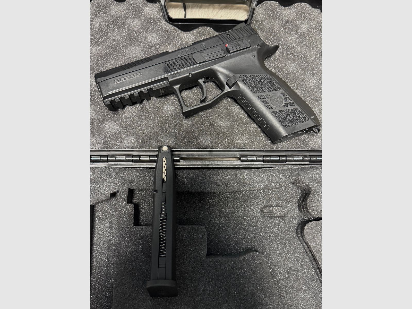 CZ P-09 Metallschlitten inkl. Koffer 6mm - Airsoft Gas BlowBack