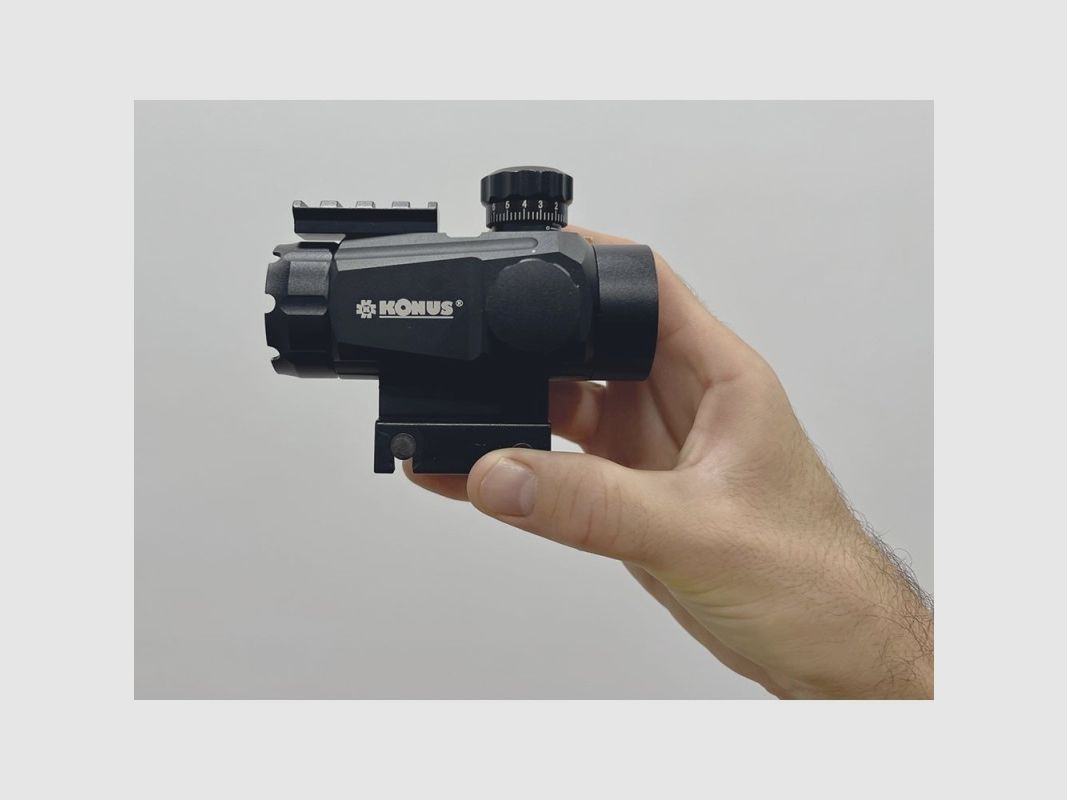 Rotpunktvisier Konusight 1x35 - 4 Absehen - Rot/Grün, Bild 32 von 33