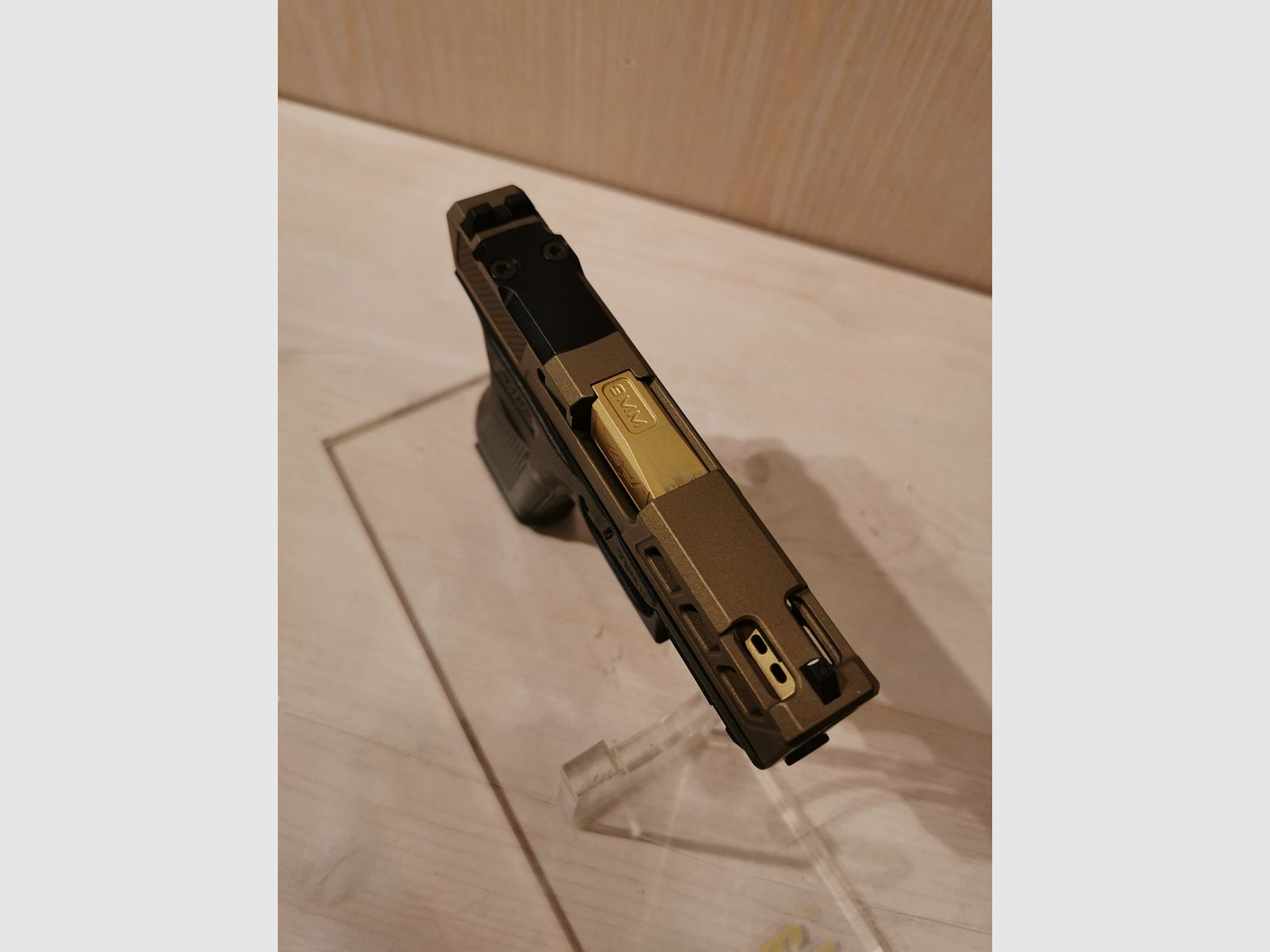 GLOCK ZAFFIRI CUSTOM 43X BURNT BRONZE / GOLD, Bild 5 von 5