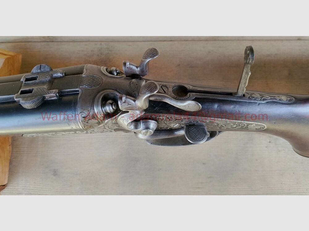 Suhl Hahndrilling um 1900 Sammlerwaffe, Bild 1 von 7