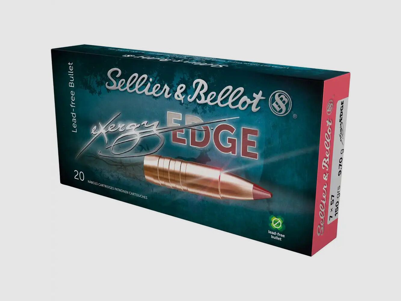 Sellier&Bellot exergy EDGE 9,7g/150grs à20 7x57