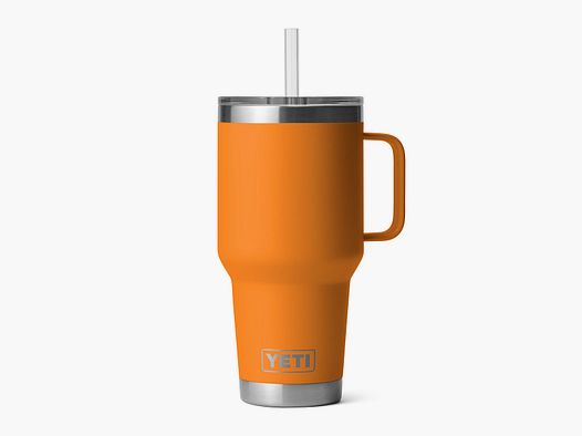 YETI® Becher Rambler 35 Oz Straw Mug - King Crab Orange