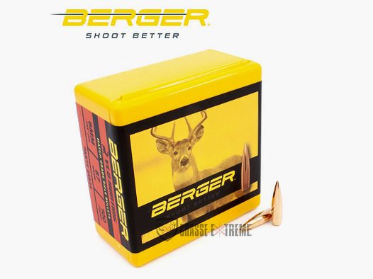 100 Kogels BERGER Kal 6mm 87gr VLD Jacht