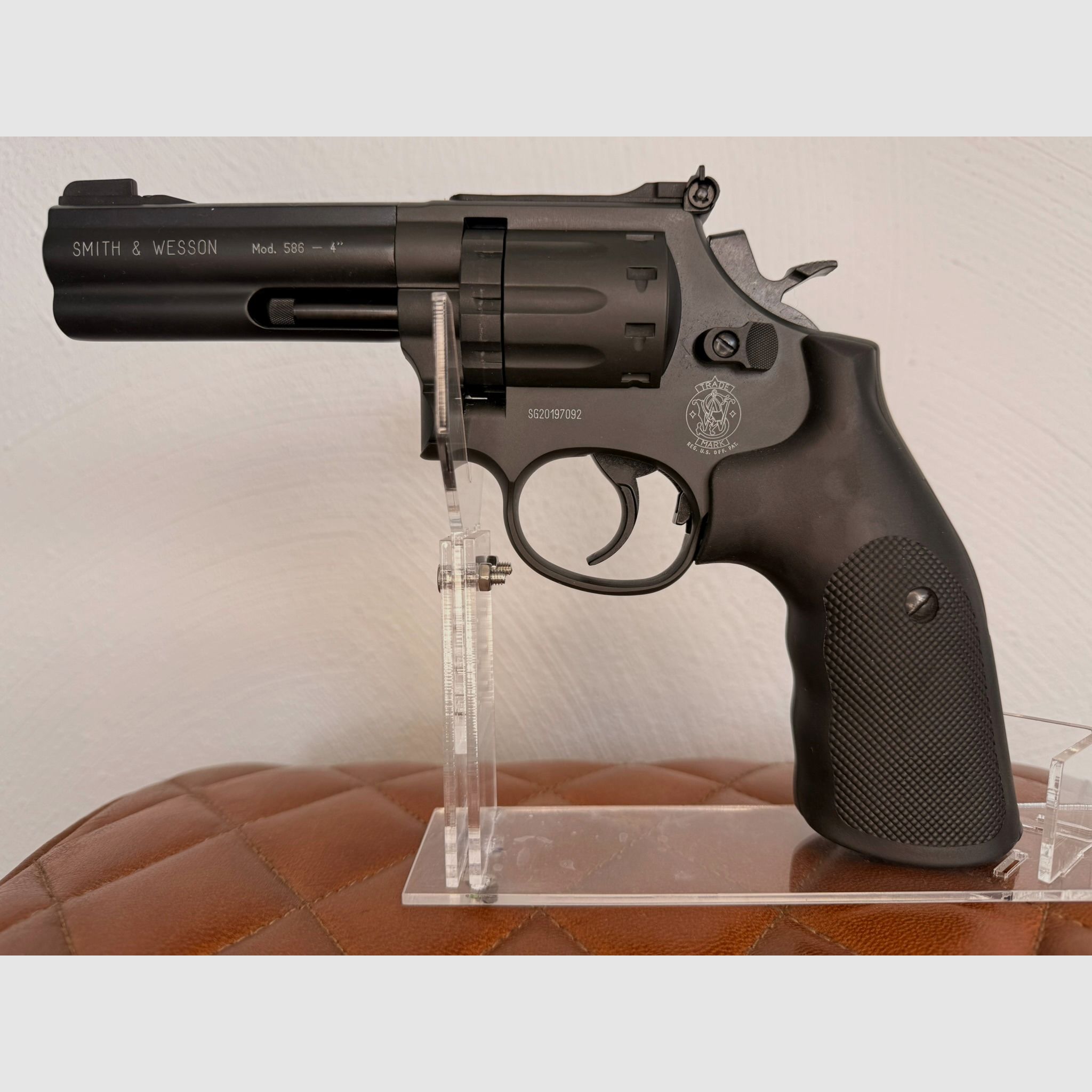 Co2 Revolver Smith & Wesson - 4 inch geblauwde 4,5 mm Diabolo