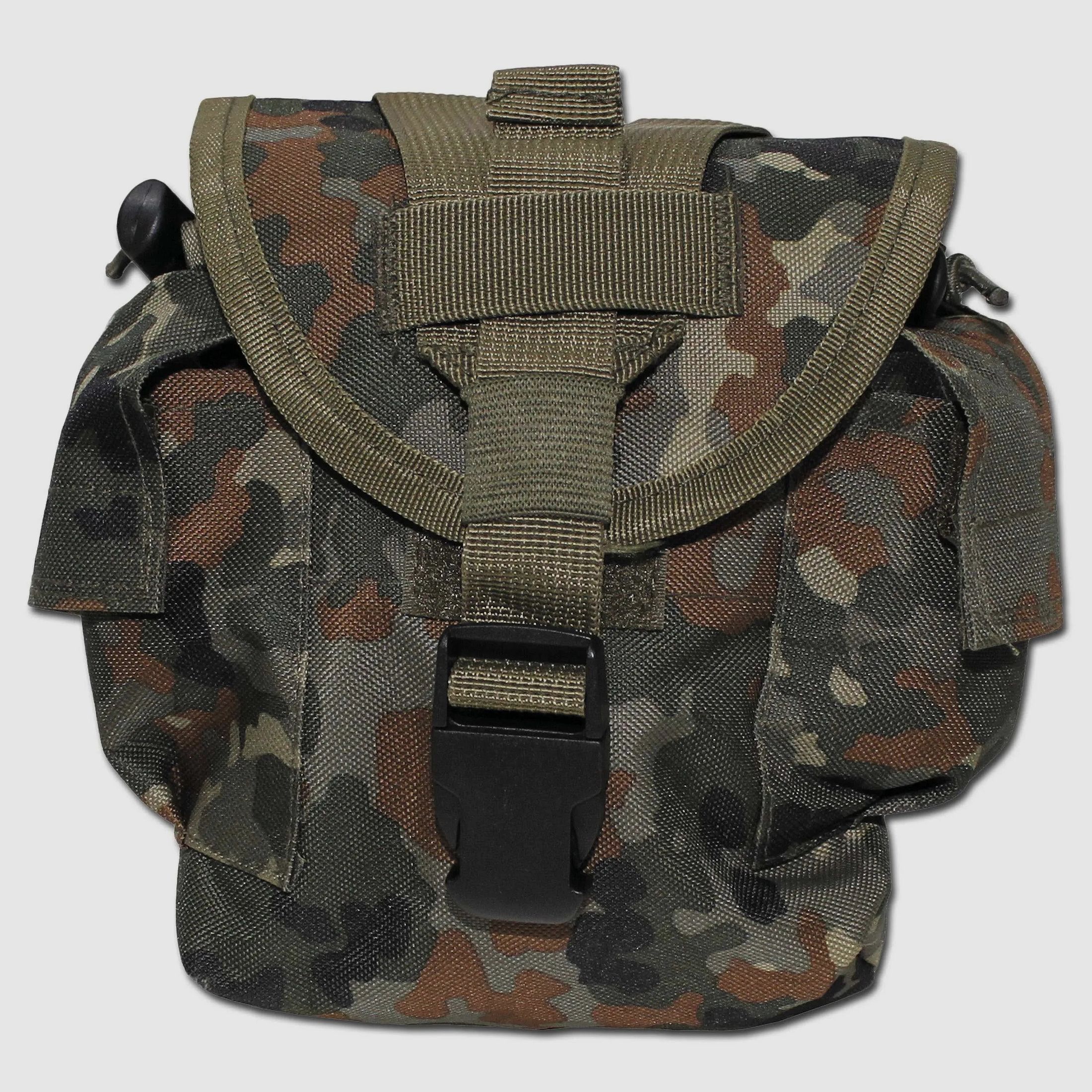 MFH Feldflaschentasche Molle flecktarn