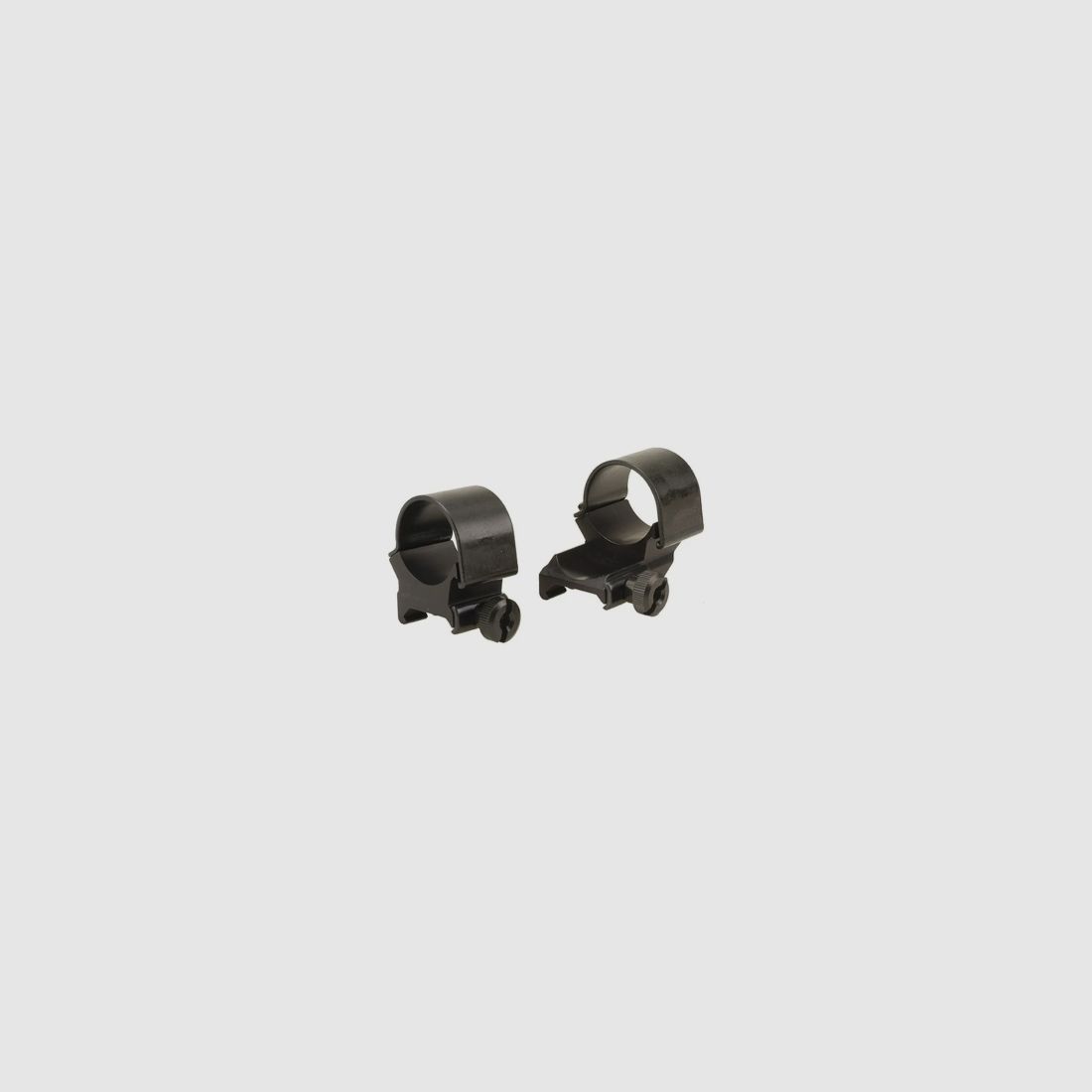 Weaver Top-Mount Weaver-Style Rings (1 extended) matte black 25.4mm high, BH 8.43mm