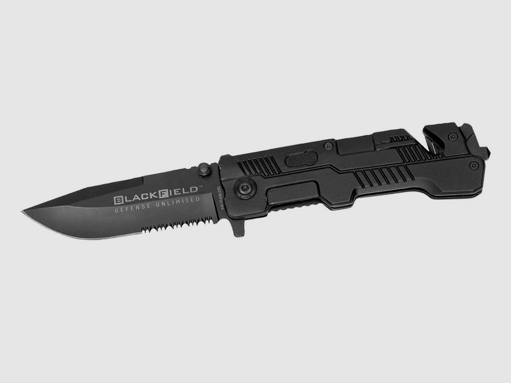 Rettungsmesser Blackfield Nighthawk Stahl 440 KlingenlĂ¤nge 8,5 cm (P18)