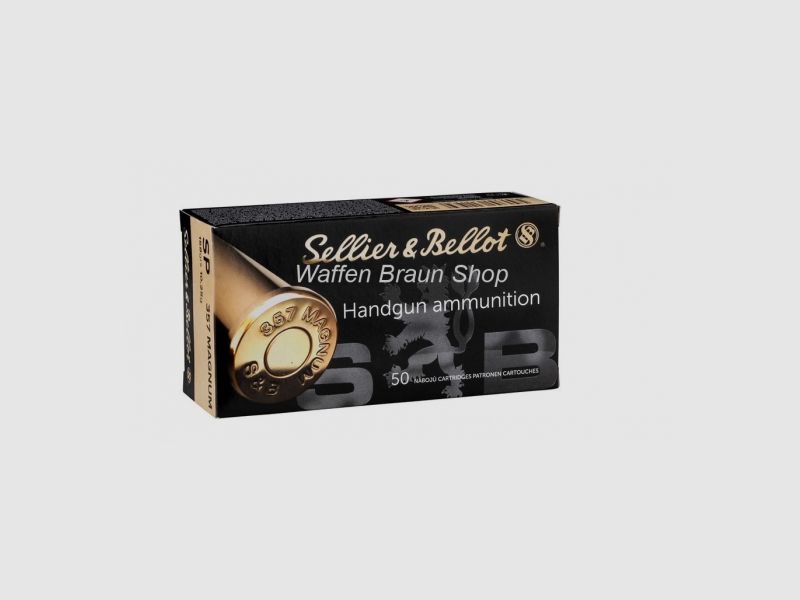 S+B .357Mag. SP 158grs. 50St