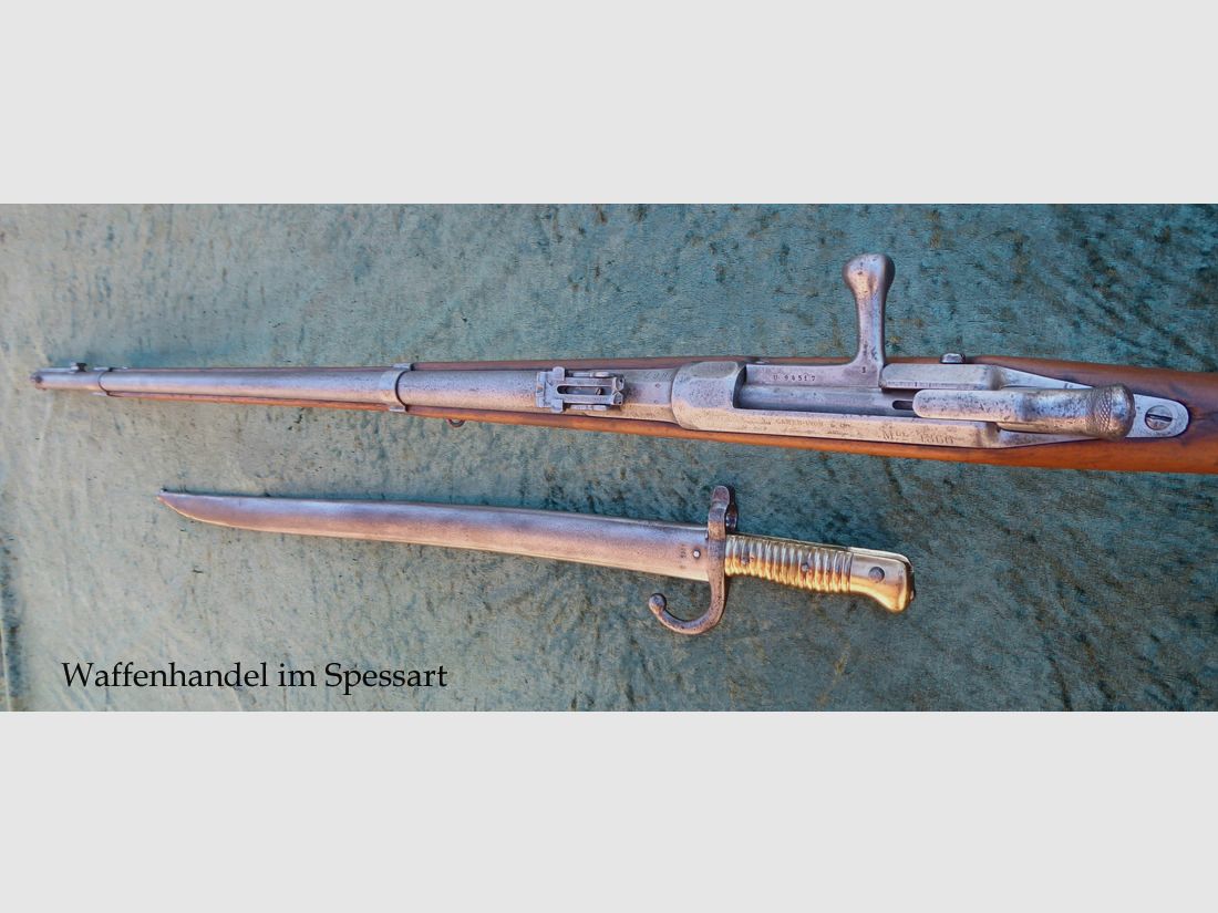 Karabin zapalnikowy Chassepot Mle 1866 cahen-Lyon 1867.