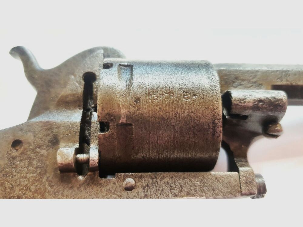 Unbekannt Unbekannter Stiftfeuerrevolver ähnlich Lefaucheux - 7mmLefaucheux