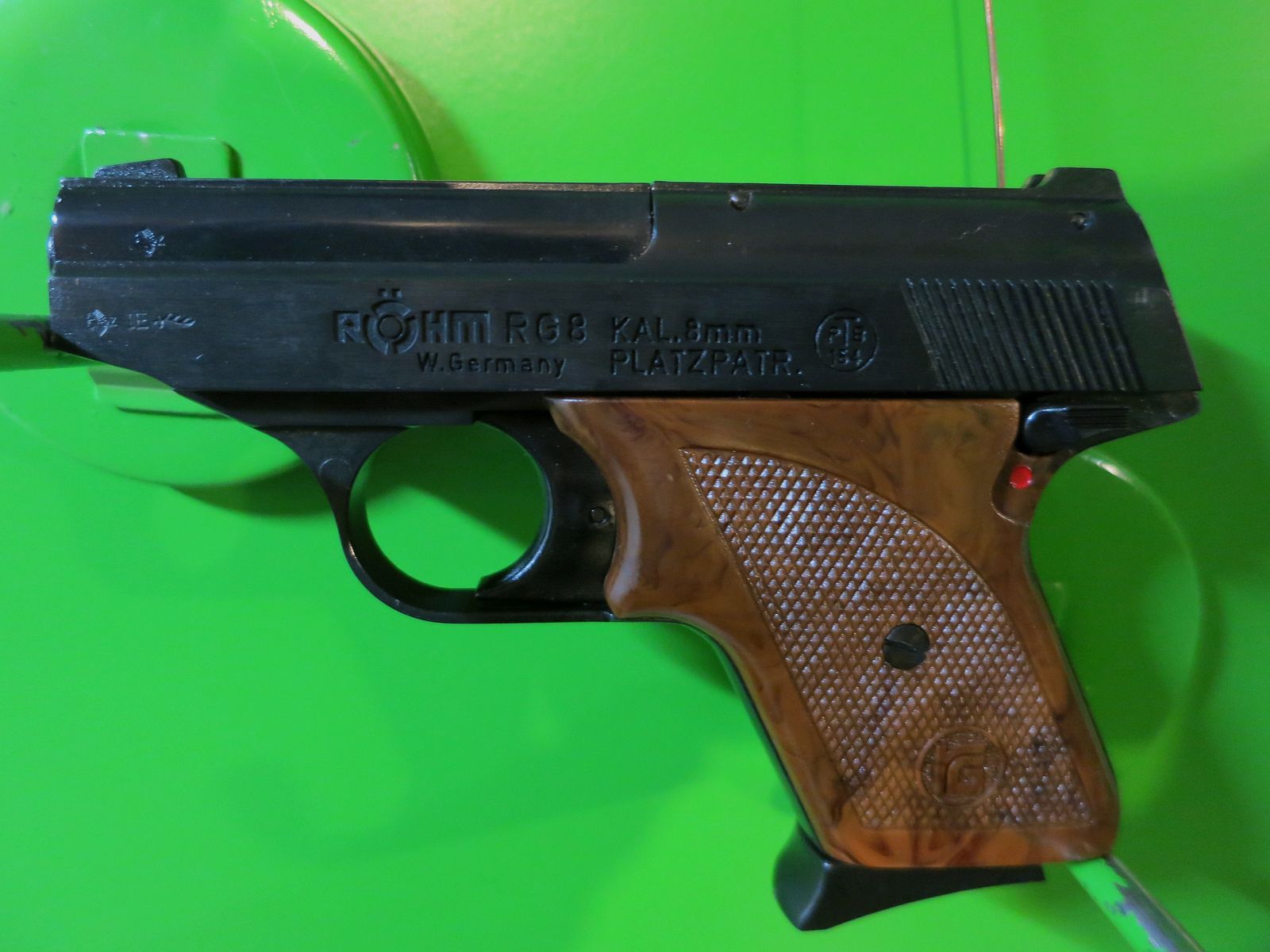 Röhm RG 8, Gas- Signalpistole, 8 mm P.A.K., wie PPK, PTB    #16-