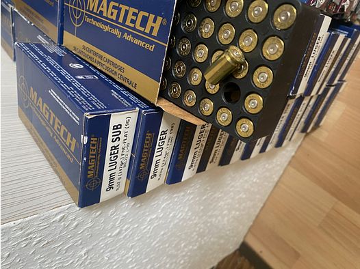 1000 Hülsen 9mm MAGTECH