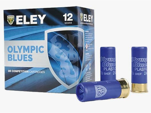 Schrot Munition Trap 12/70 Sport Übung 24 g Standorte 57223 und 35444 Eley Olympic 1000 Schuss Mengenstaffel