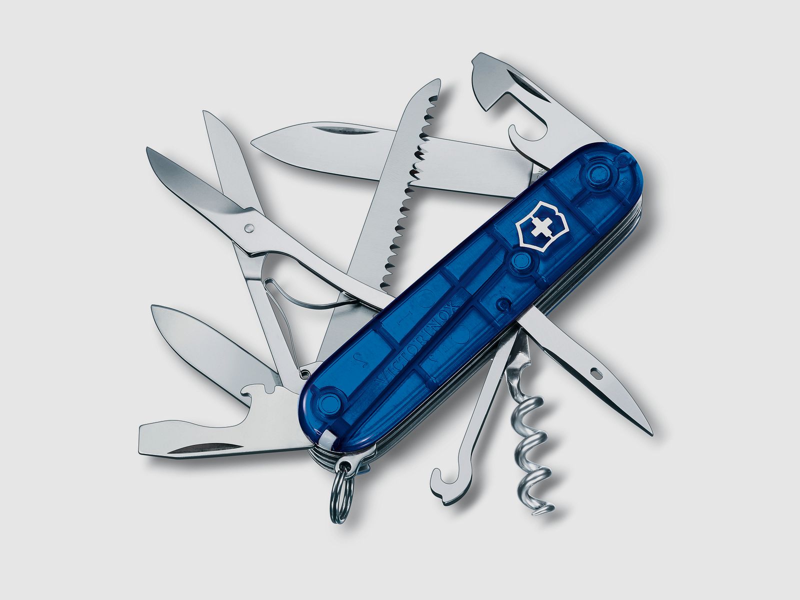 Huntsman transparent blau