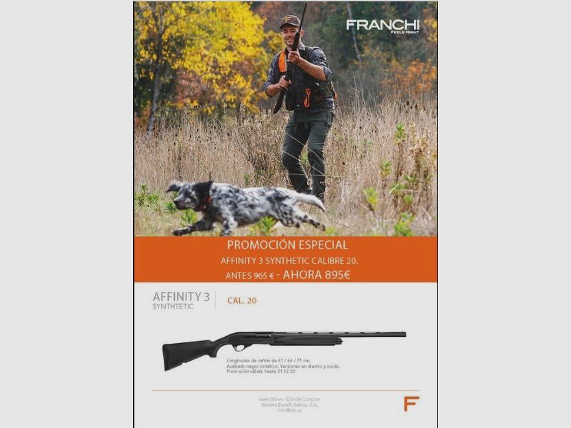 Flinte FRANCHI Affinity 3 Synthetic Kal. 20, Bild 4 von 4
