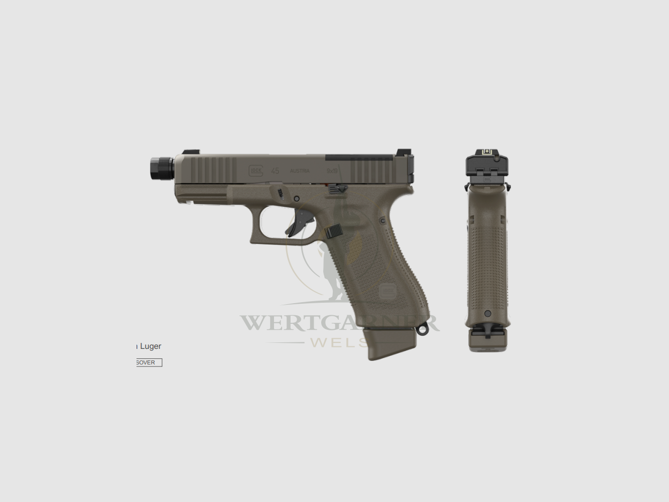 Glock 45 MOS/FS 9x19 M13,5x1 Green "Hunter Edition", Bild 1 von 3