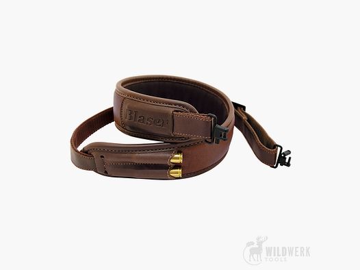 Blaser Correa de Rifle de Cuero, Marrón