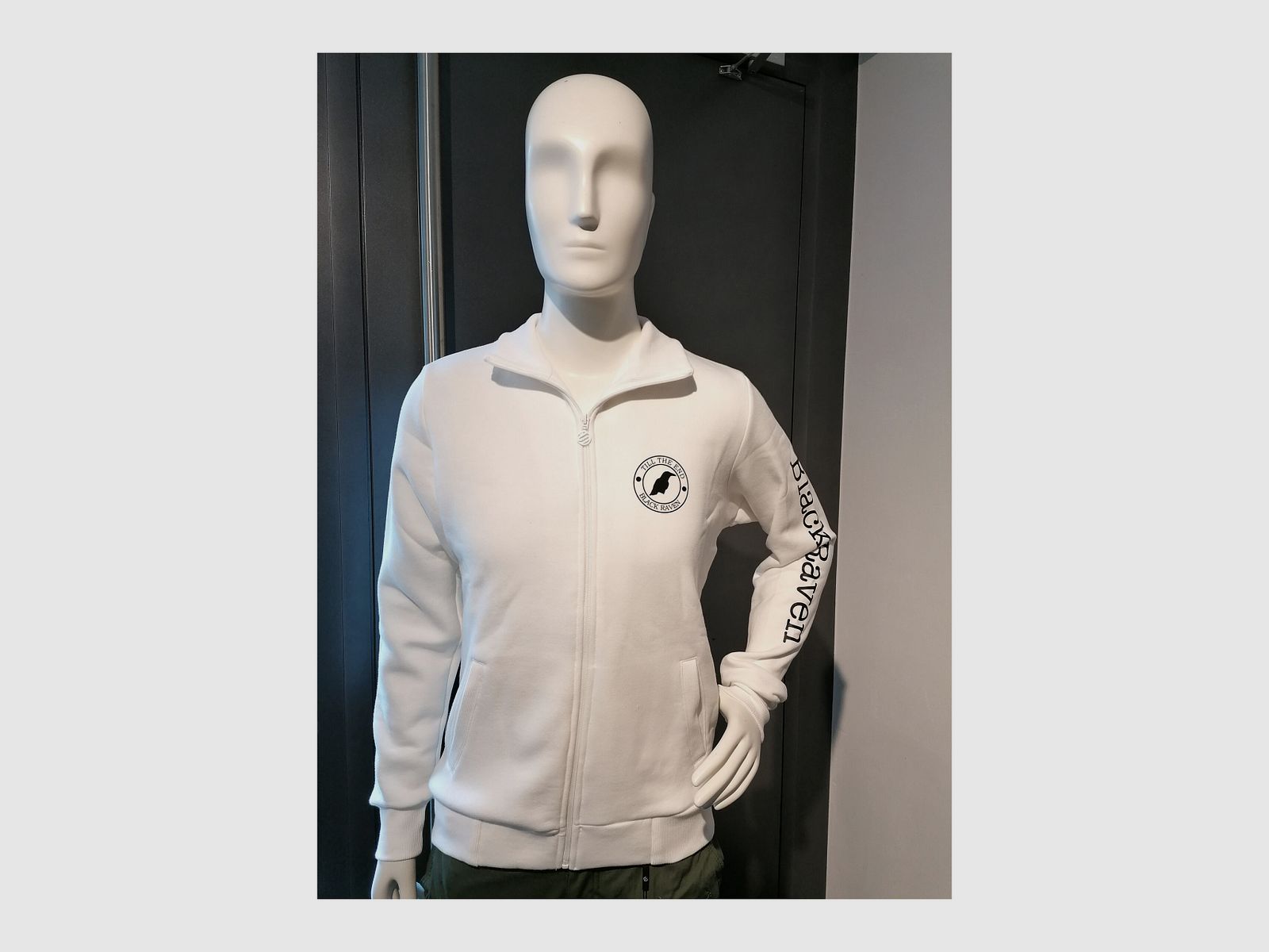 BLACK RAVEN – ALBUS ZIPPER SWEATER, Bild 3 von 4
