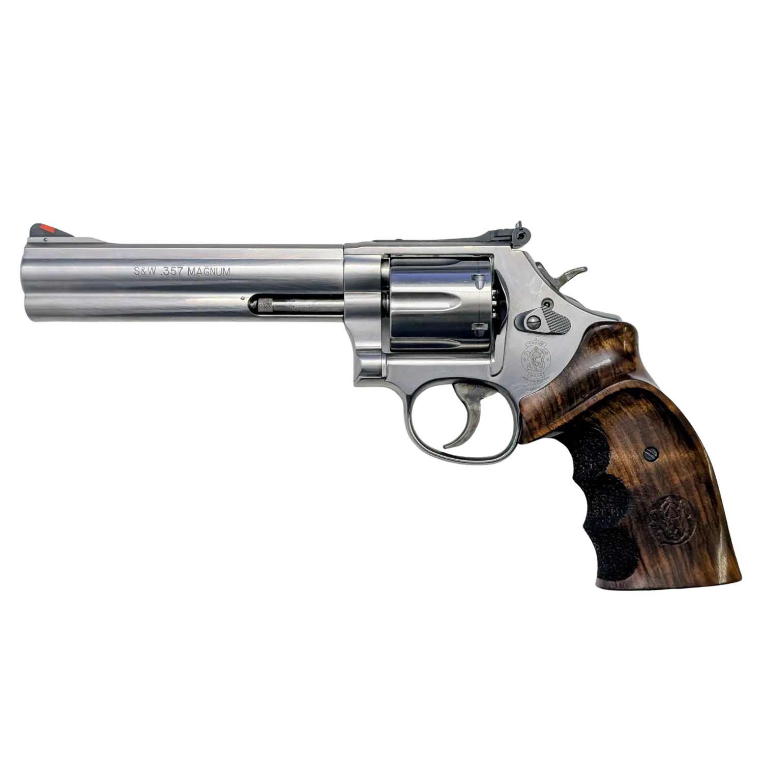 Smith and Wesson Mod. 686 6" Kal. .357Mag Stainless inkl. Matchgriff